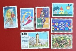 ANDORRA ANDORRE LOT AUS 1997** - 1999** POSTFRISCH