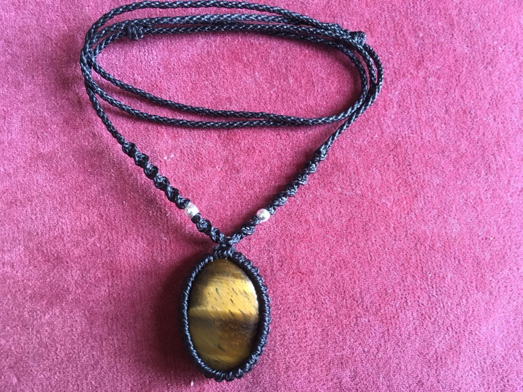 Catenine: Tigerauge aus Brasilien / Kette – Nuovo e nell'imballaggio originale da Zürich venduto da MEVAS-Schmuck 1
