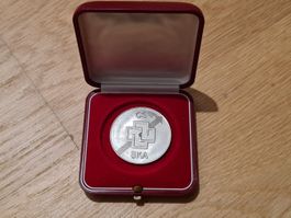 Schweizer Sammler Rarität: Credit Suisse - SKA Münze 1989