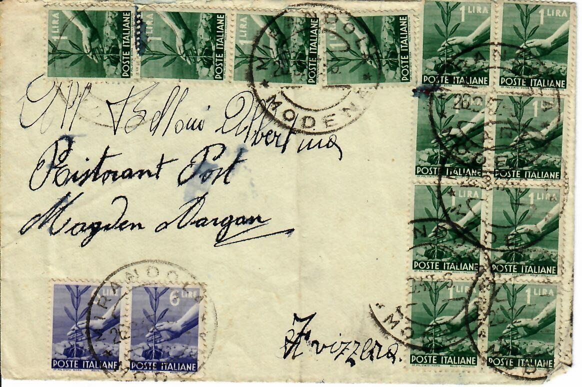 Tutti i francobolli: Brief aus Italien – Usato da Hochdorf venduto da Ziegel-16