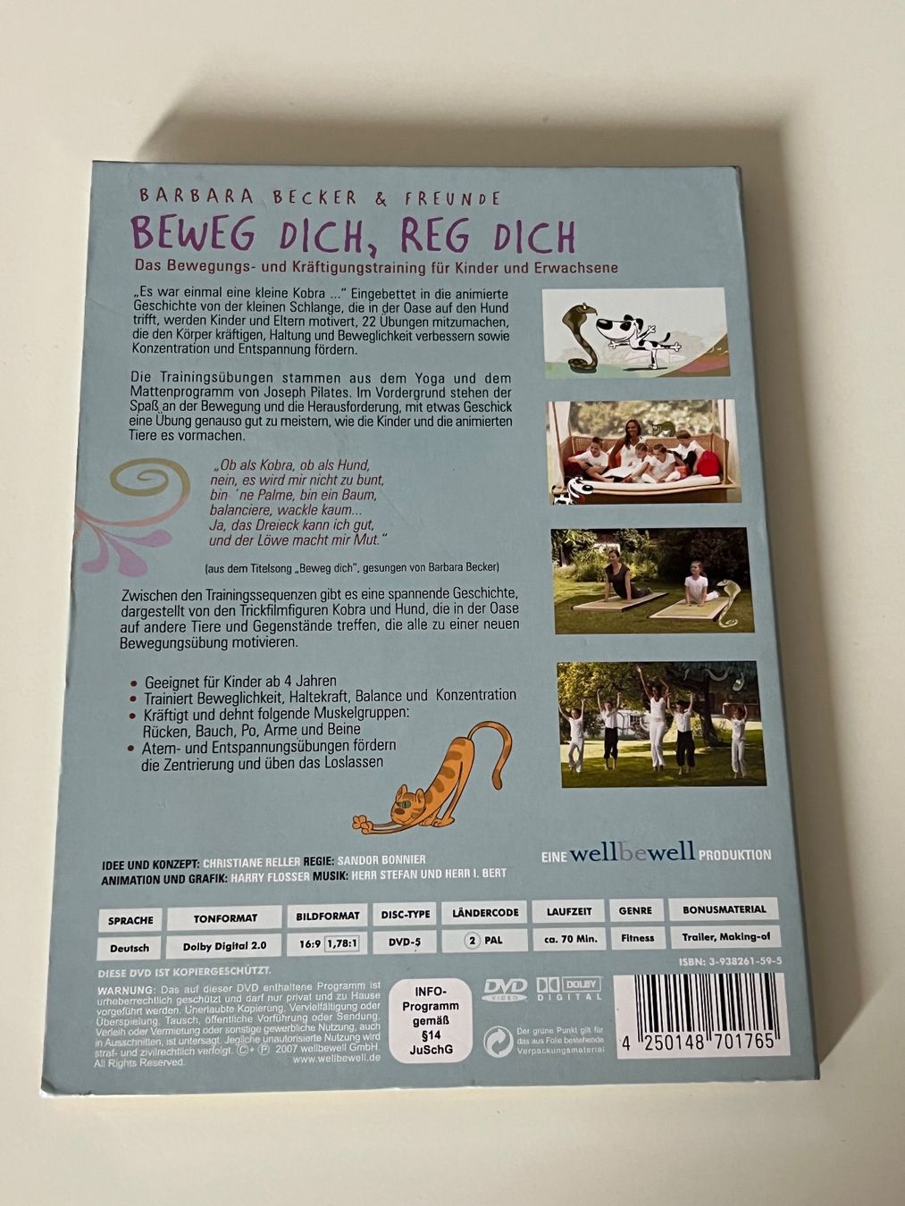 Tutti i DVDs: Kinder-Yoga DVD "Beweg' Dich, Reg' Dich" – Usato da Altstätten SG venduto da sheamus 1