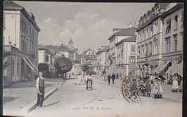 Antike Ansichtskarte Wil obere Bahnhofstrasse, gelaufen 1906
