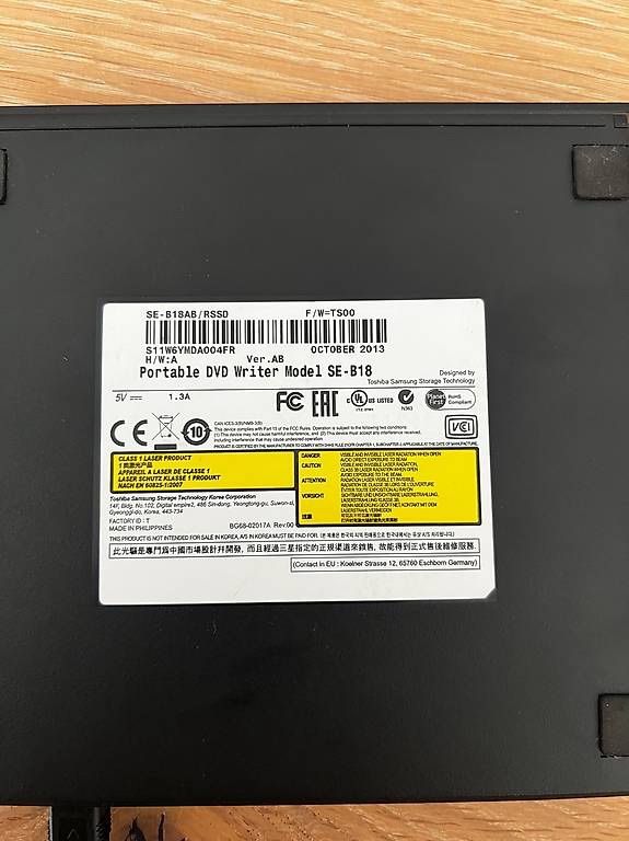 Samsung Lettore multimediale portatile: Externer DVD Player – Usato da Oberwil-Lieli venduto da Jo-Ke 1