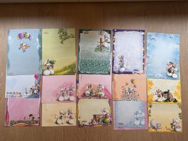 60 A5 Sammelblätter von Diddl 💕🐭, alle doppelt, rar 🔥