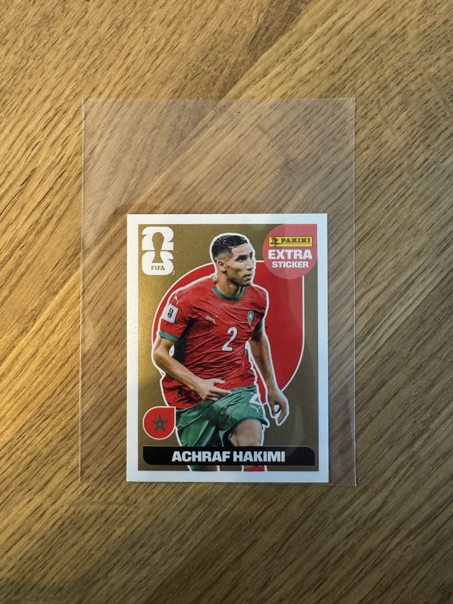 Panini Carte collezionabili: Hakimi Extra Sticker Gold – Nuovo (secondo la descrizione) da Schötz venduto da nic_brj7