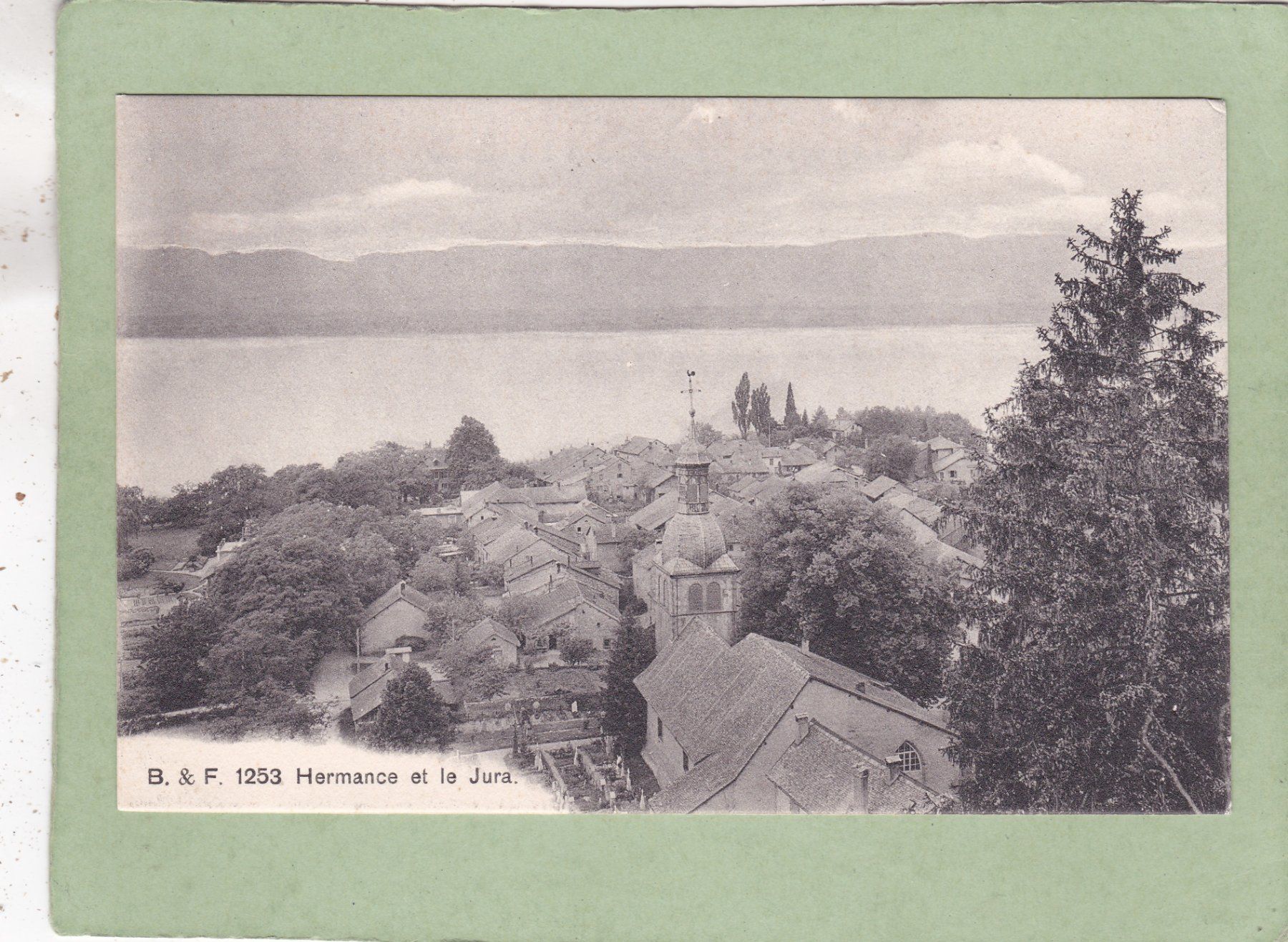 Ansichtskarten: Hermance et le Jura – Gebraucht aus Herisau von Lisegrat2008