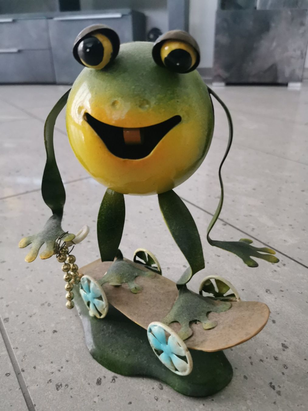 Statuette: Metallfigur, Frosch – Usato da Malters venduto da Wahni81