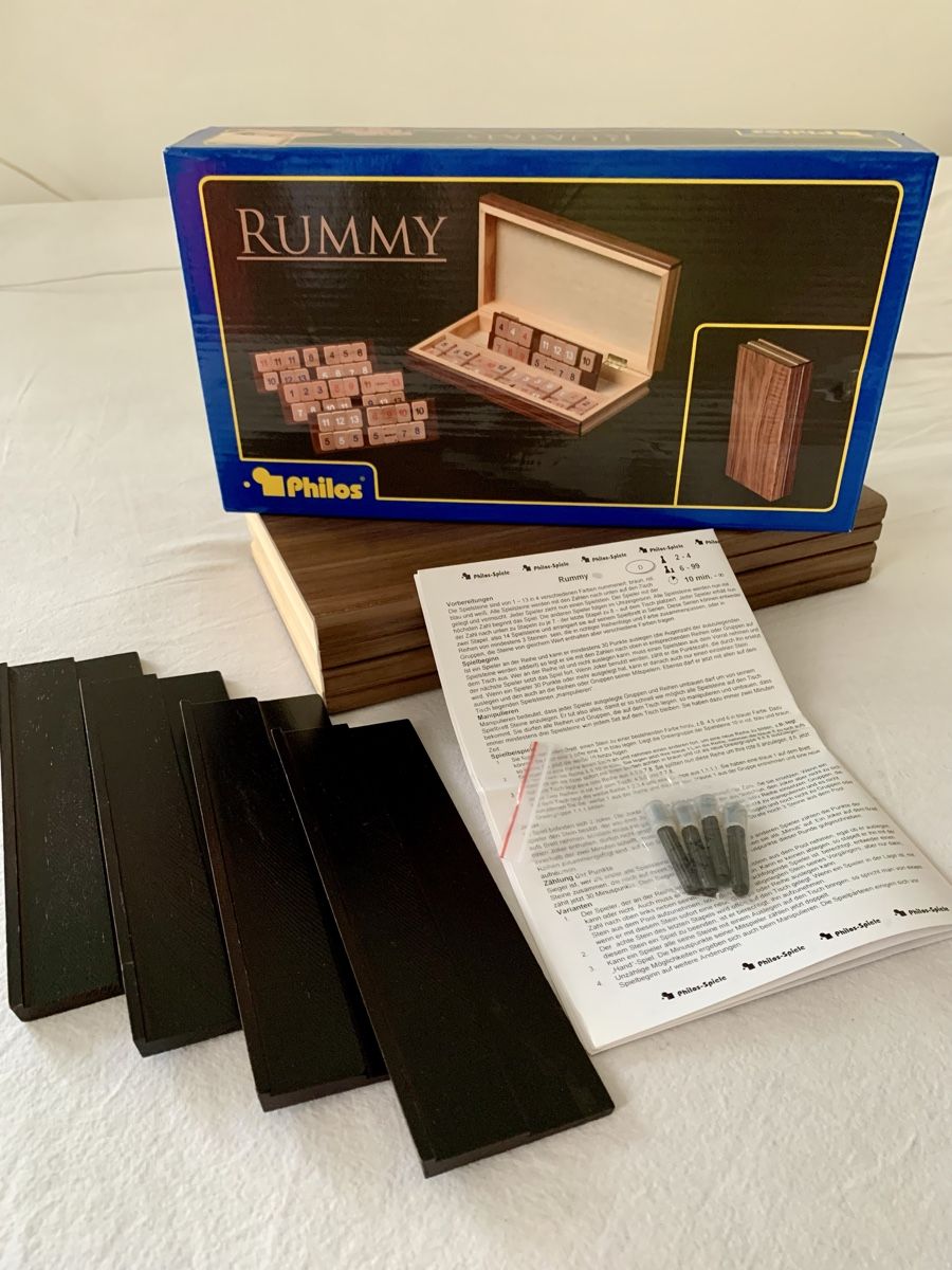 Spiele: RUMMY Spiel aus Holz – Neu und originalverpackt aus Zürich von benebiene 3