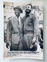 Foto 1960 Fidel Castro mit Präsident von Guinea