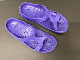 Bade-Sandalen, voilett, Grösse 37, fast neu, ventostar