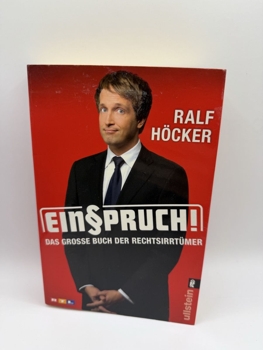 Libri: Ralf Höcker - Einspruch! Das grosse Buch der Rechtsirrtümer – Usato da Beckenried venduto da chef3945