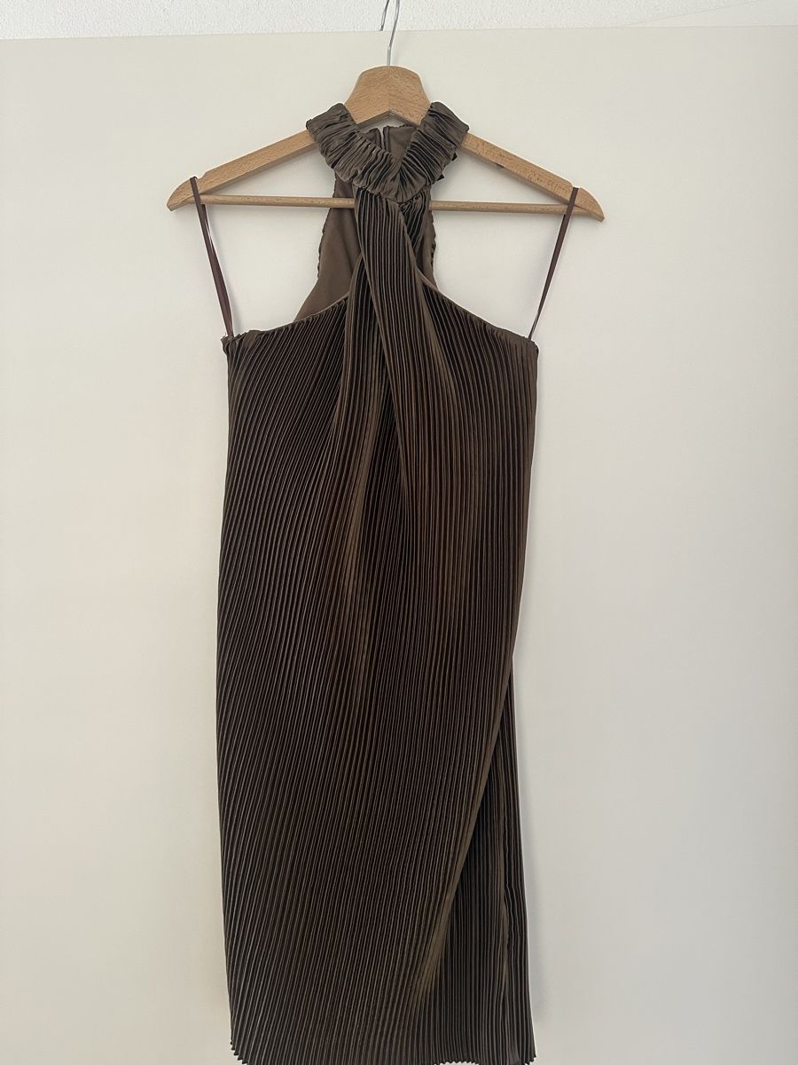Kleider: Kurzes braunes Kleid – Gebraucht aus Amriswil von dri_6ssr