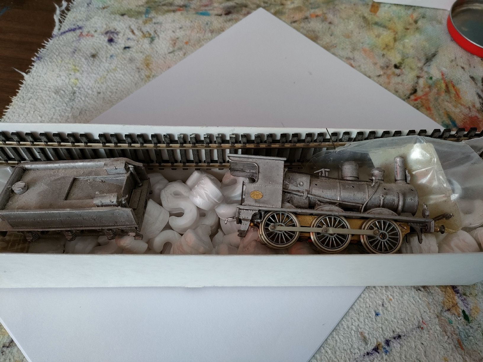 Modelleisenbahnen: HO Renfe O30 Schlepptender Oldtimer Dampflok Bausatz – Neu (gemäss Beschreibung) aus Augst BL von  2