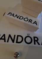Pandora-Charme aus 925 Sterling Silber im Gitterdesign.
