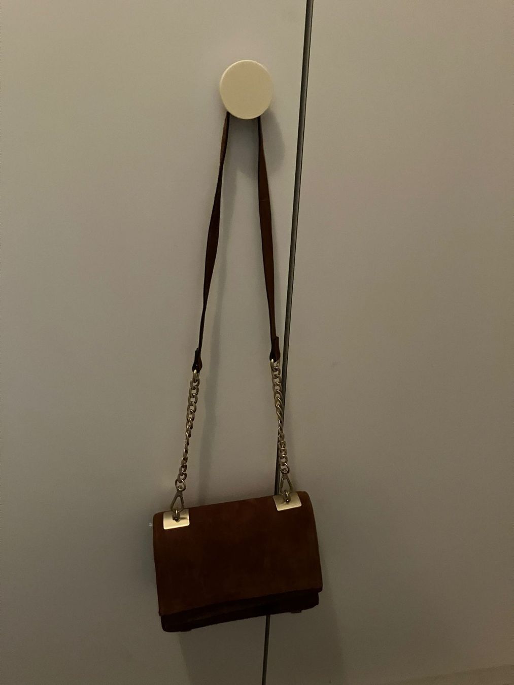 Zara Borse da donna: Borsetta a tracolla marrone e oro Zara Woman – Usato da Melano venduto da H-Sara