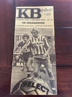 GC GCZ Grasshoppers Zürich Vintage Matchprogramm KB 1980