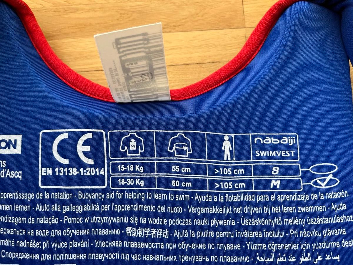 Decathlon Schwimmwesten: Schwimmweste Kinder - Grösse M - 18-30kg – Gebraucht aus Zürich von Marie246 1