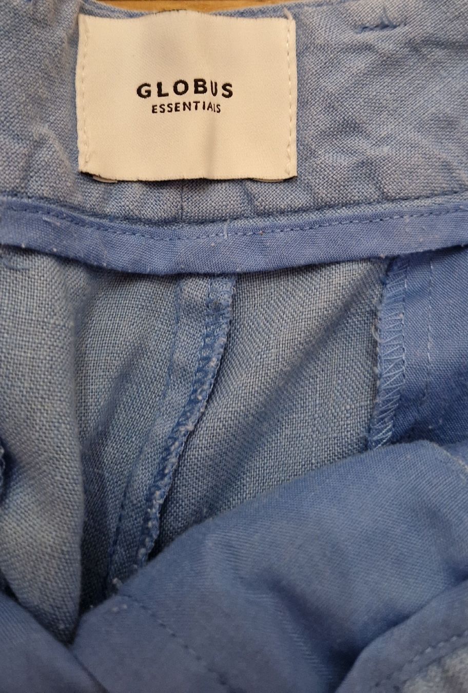 Pantaloni: Globus Essentials Leinenhose, hellblau, Gr. 36, Sommer! – Usato da Fällanden venduto da Stern722 1