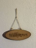 Deko Holzschild ,,Willkommen‘‘