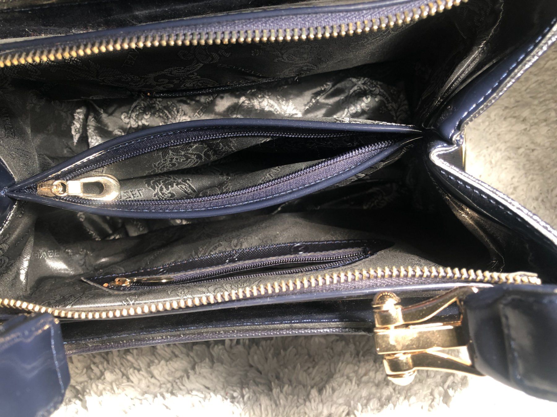 Borse da donna: Wunderschöne Damen Handtasche, blau, Matmazel – Usato da Hünenberg See venduto da dustein 1