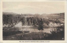 Bau des Elektr. Werkes Mühleberg (Aumatt)