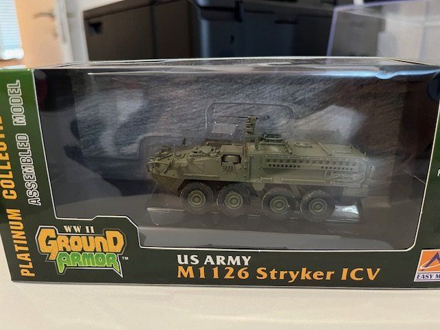 Modellbausätze & Standmodelle: Ground Armor M1126 Stryker ICV Modell – Neu und originalverpackt aus Staufen von phoenixmaster13