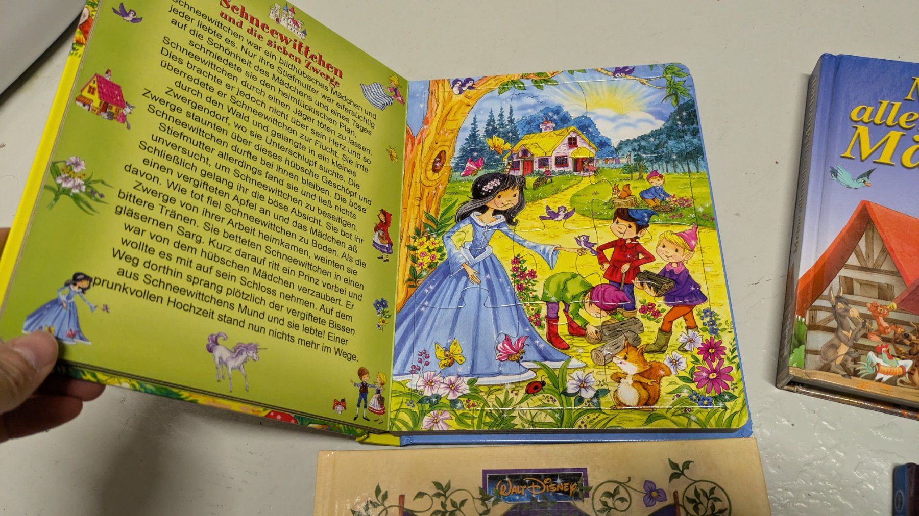 Bücher: Märchenbücher Sammlung - Dornröschen, Puzzlebuch, Pinnocchio – Gebraucht aus Staufen von Fleby84 2