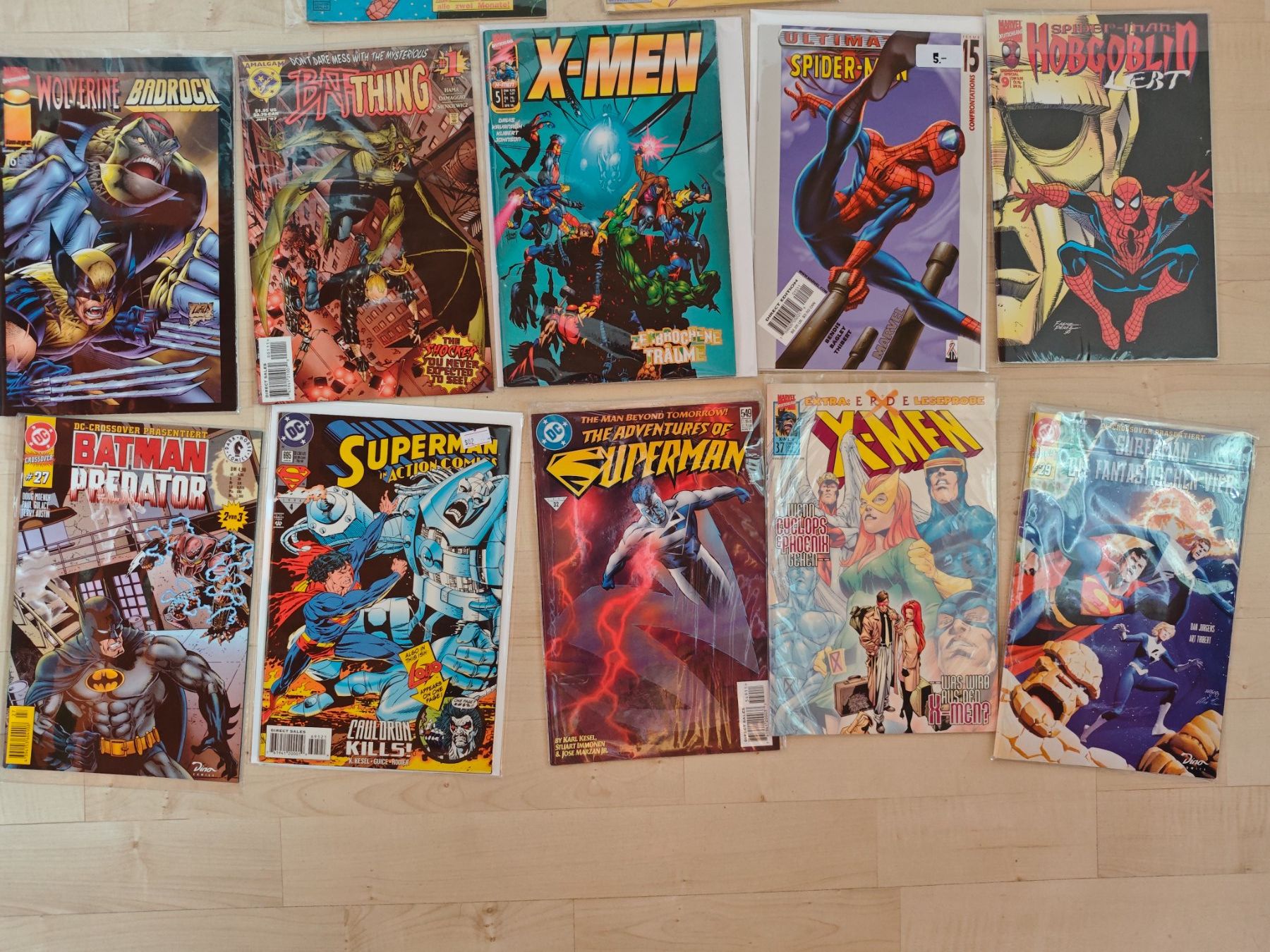 Comics: Comic Sammlung Marvel DC etc Konvolut 12 Hefte – Gebraucht aus Wolfwil von Rarak 2