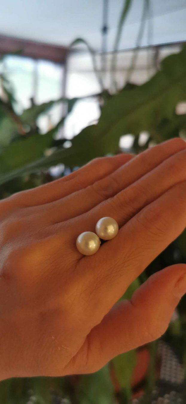 Perles (synthétiques): Perlen Ohrenstecker – D'occasion à Gelterkinden par Regiorider 1