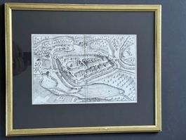 Matthäus Merian: Ansicht von Liestal (Liechtstall), 1642/50