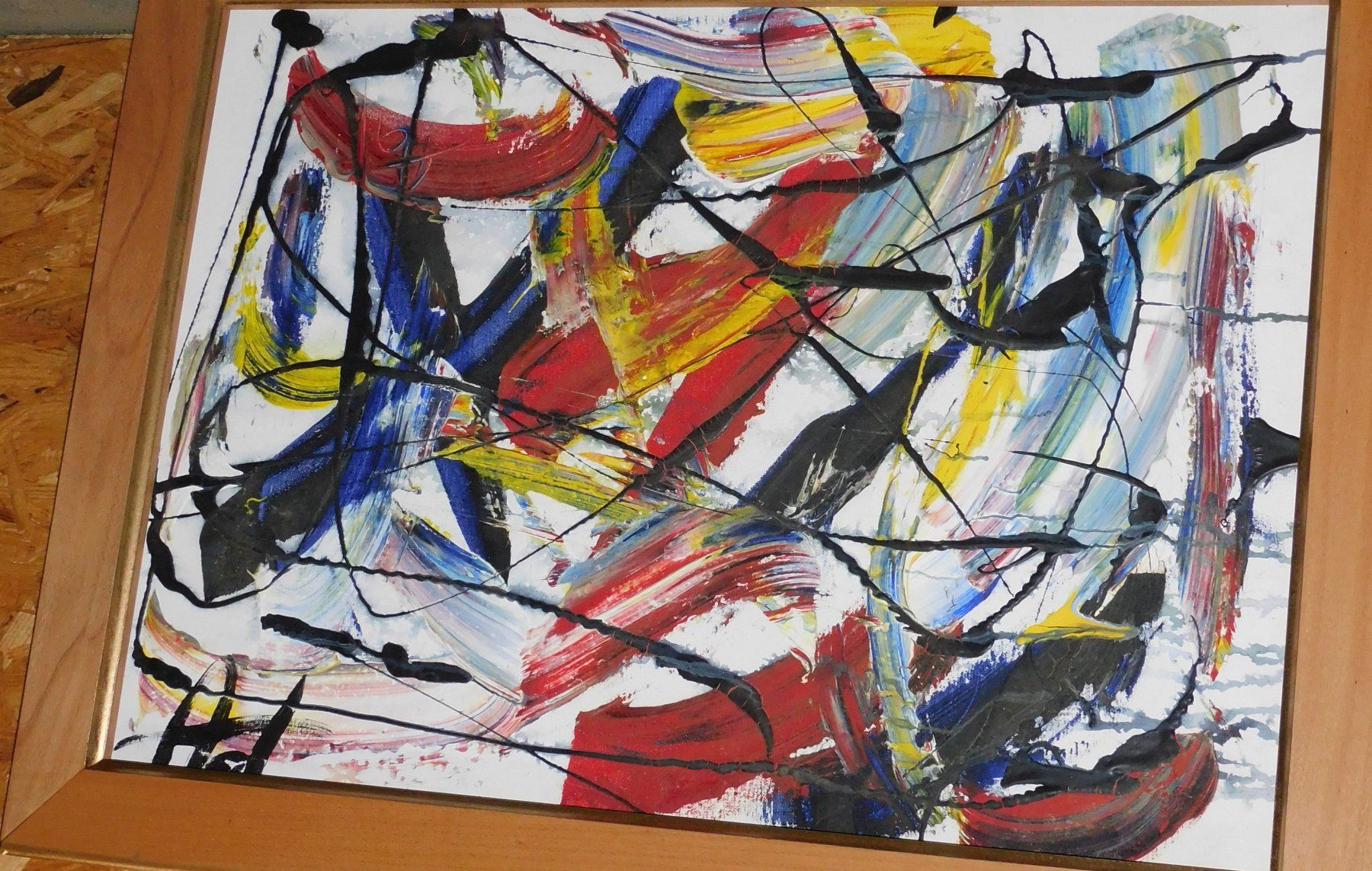 Dipinti: Kunst Gemälde abstracktes Gemälde AD Monogram – Usato da Sursee venduto da 76 5