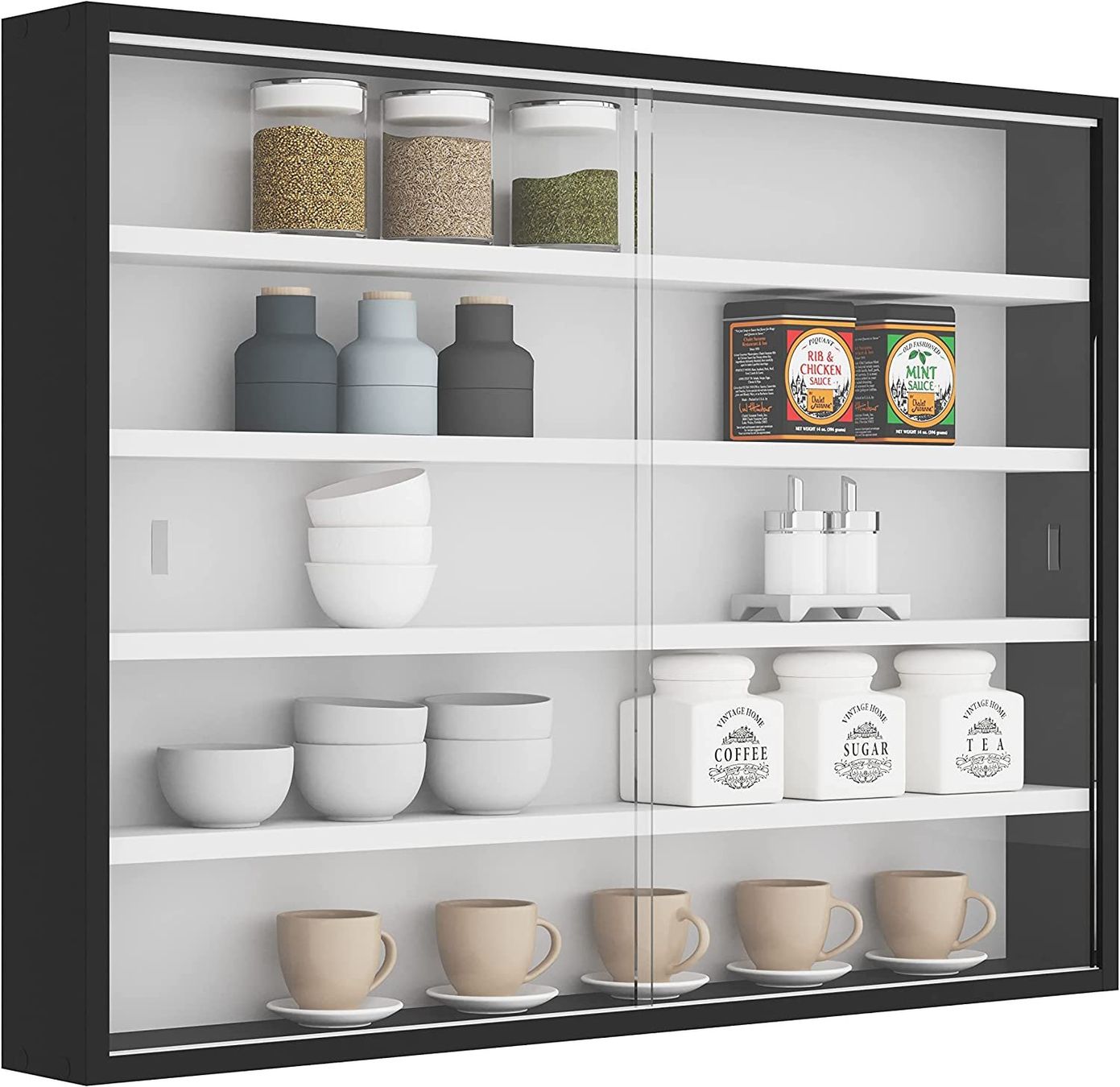 Vetrine: Sammlervitrine Hängevitrine Glasvitrine Wandvitrine – Nuovo e nell'imballaggio originale da Herisau venduto da Zevora 3