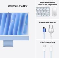 Apple iMac 24 Zoll M1 Blue mit Magic Keyboard und Maus