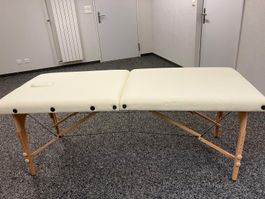 Holz Massageliege 2 Zonen