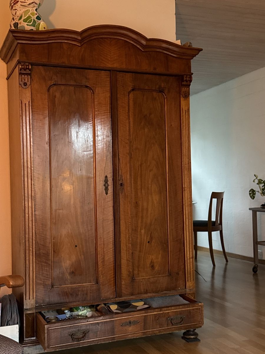Armadi: Antiker Schrank mit eingebautem Regal – Usato da Cham venduto da ReUse_and_ReCycle 4