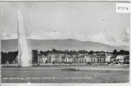 Geneve - Jet d'Eau et Quai des Eaux-Vives