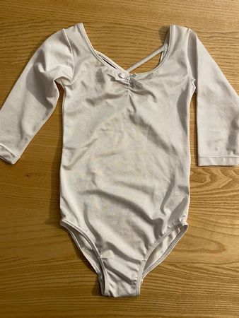 Gymnastik Body - weiss - Grösse 116 - H & M