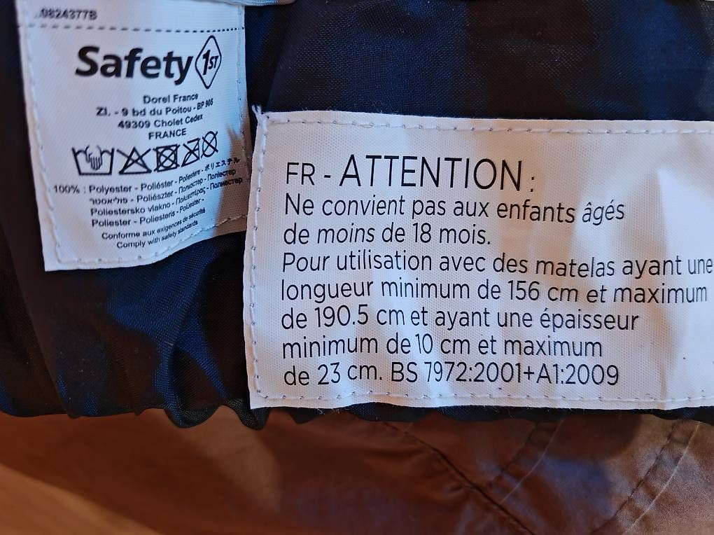 Letti: Barrière de lit Safety 1st extensible et pliable – Usato da Ovronnaz venduto da cat_np8t 2