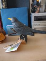 Amsel holzgeschnitzt