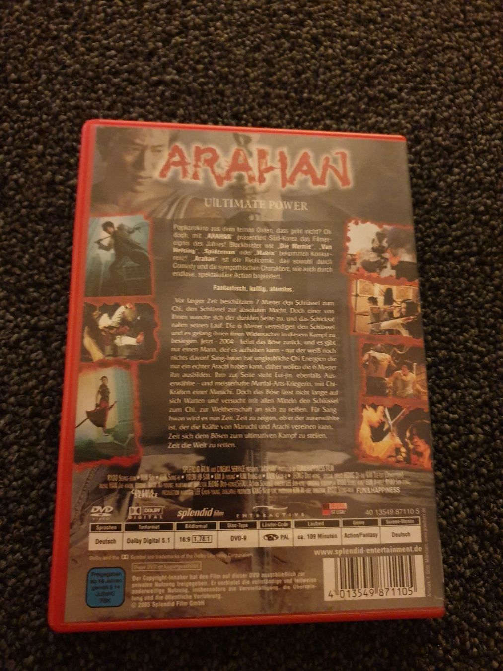 Tutti i DVDs: ARAHAN (1207) – Usato da Ruswil venduto da Ruck.Zuck. 1