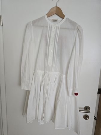 Zadig&Voltaire White Cotton Dress, L, Band of Sisters 
