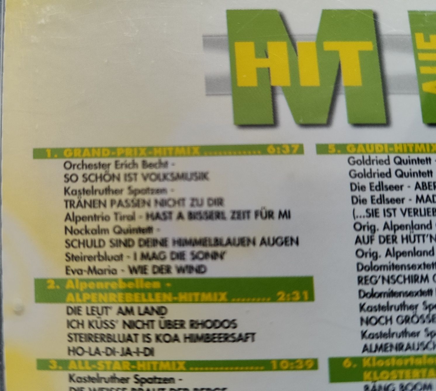 CD: CD, der Volkstümliche Mix, Hit auf Hit  – Usato da Madiswil venduto da marmotte63 3