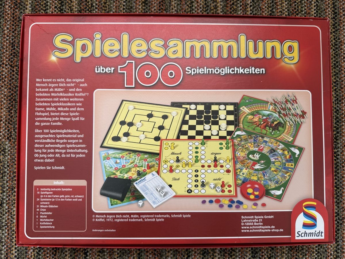 Giochi: Schmidt Spiele Sammlung - 100 Spielmoeglichkeiten – Nuovo (secondo la descrizione) da Forch venduto da m_d_wq2p 3