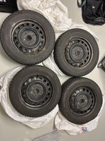 4x Winterräder komplett 195/60 R15 Stahl