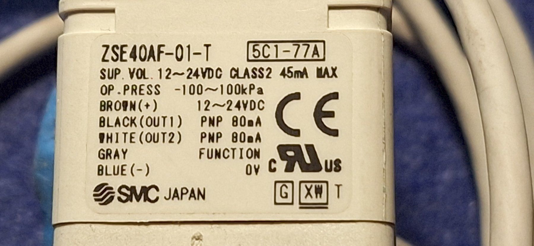 Elektronikbauteile: capteur SMC ZSE40AF-01-T – Gebraucht aus Bussy FR von 023 1