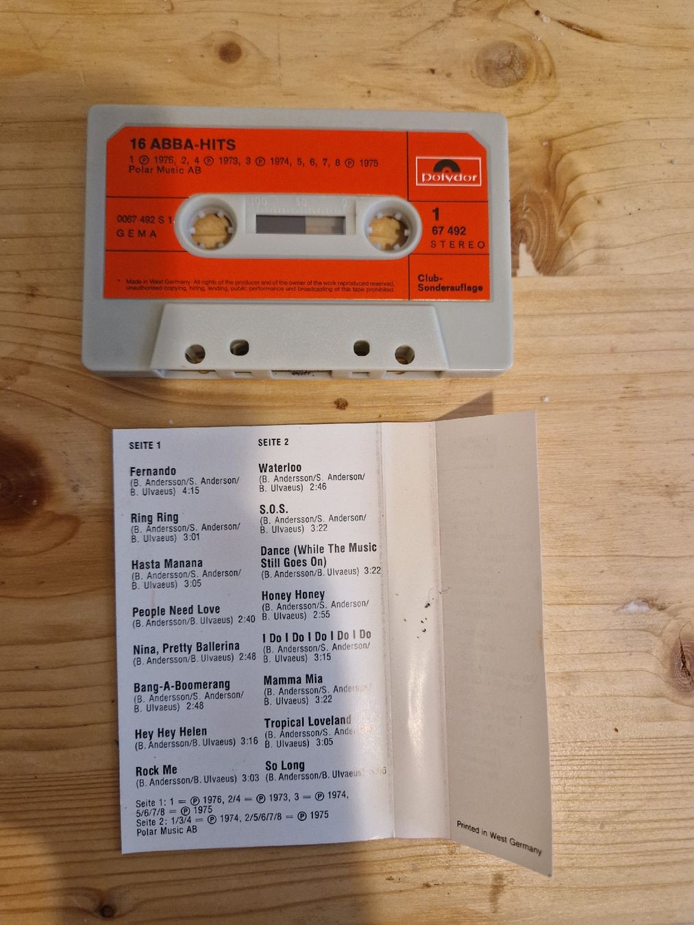 Musicassette: ungespielte Abba Musikkasette von 1976 – Nuovo (secondo la descrizione) da Jona venduto da obm_wz65 1