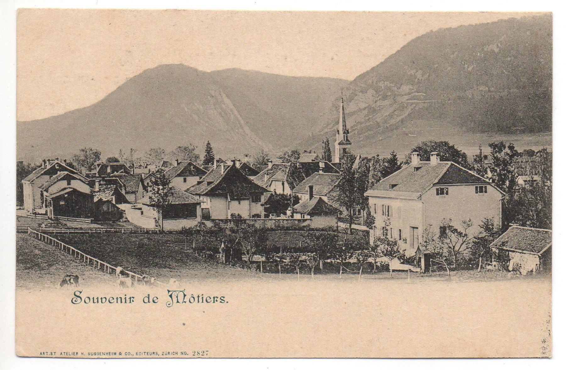 Cartoline postali: Souvenir de MÔTIERS – Nuovo (secondo la descrizione) da Jona venduto da philajona