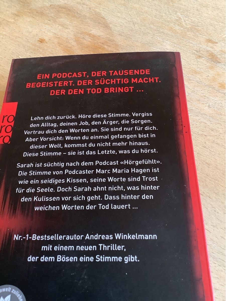 Bücher: Das Letzte, Was Du Hörst | Andreas Winkelmann – Gebraucht aus Saas-Balen von kircin 1