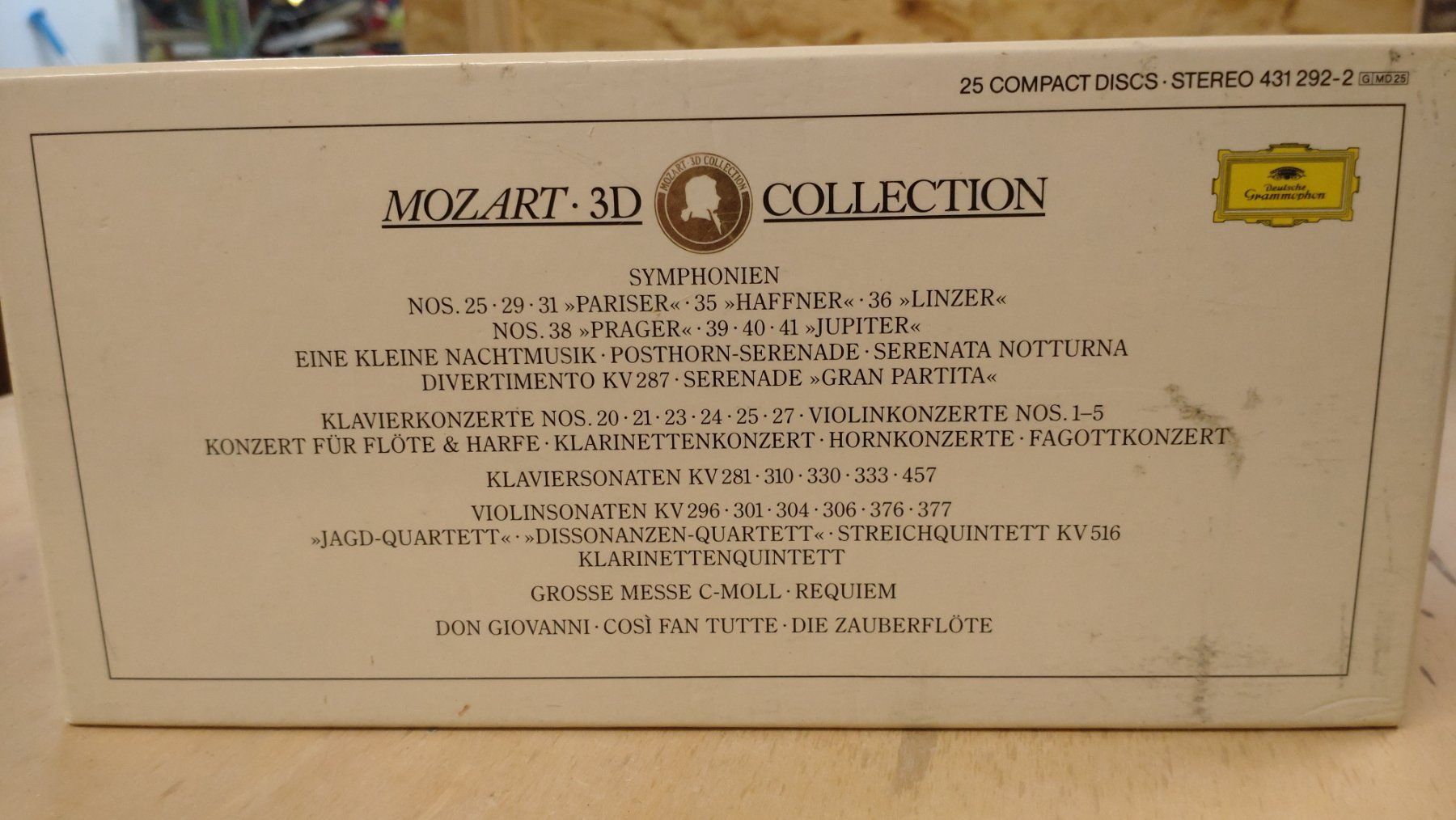CD: MOZART 3D COLLECTION - 25 CD coffret – Usato da Vuadens venduto da Tsaberli1 4