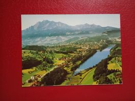 Rotsee mit Luzern und Pilatus Flugaufnahme 1989 (98)